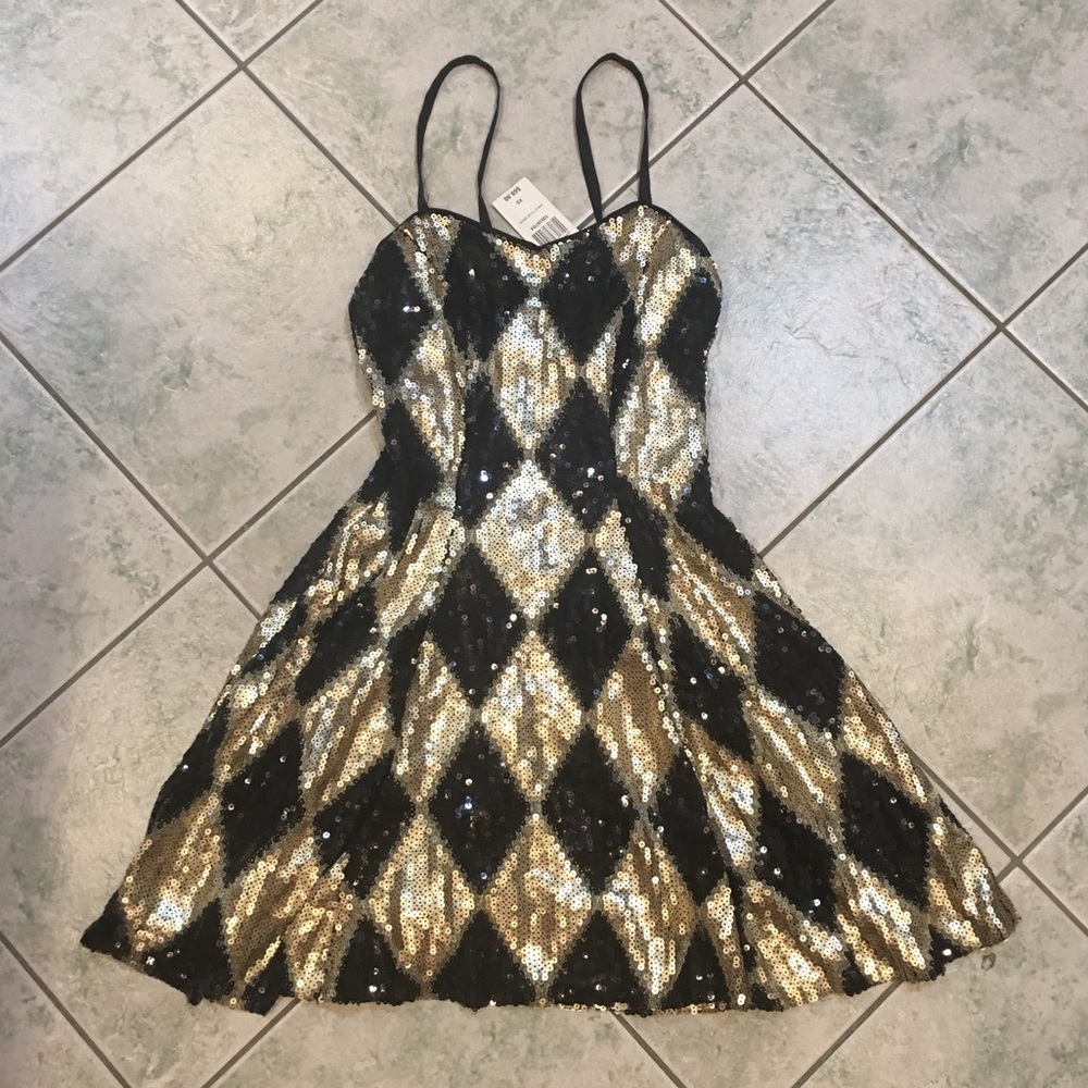 Harley Quinn Club Dress - NWT - XS